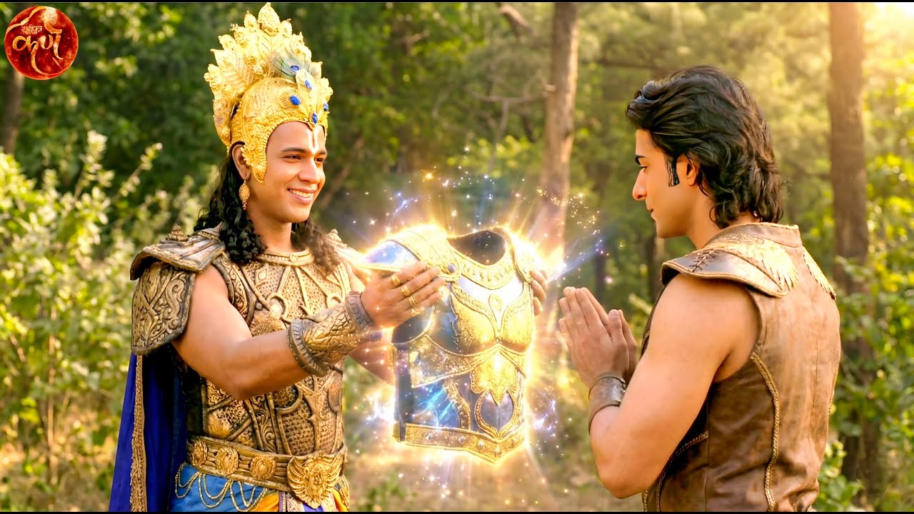 कर्ण के पुत्र की सुरक्षा के लिए वासुदेव ने दिया उसे दिव्य कवच || Suryaputra Karn