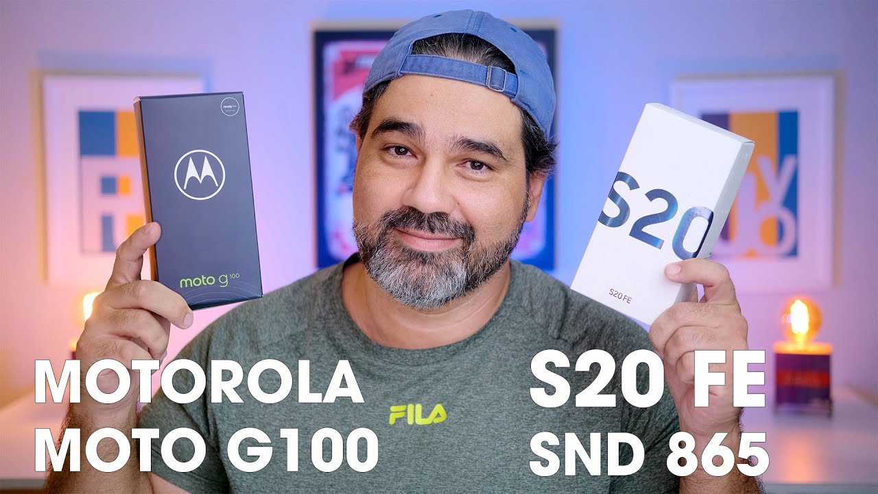GALAXY S20 FE ( SND 865 ) VS MOTO G100 - QUAL COMPRAR?