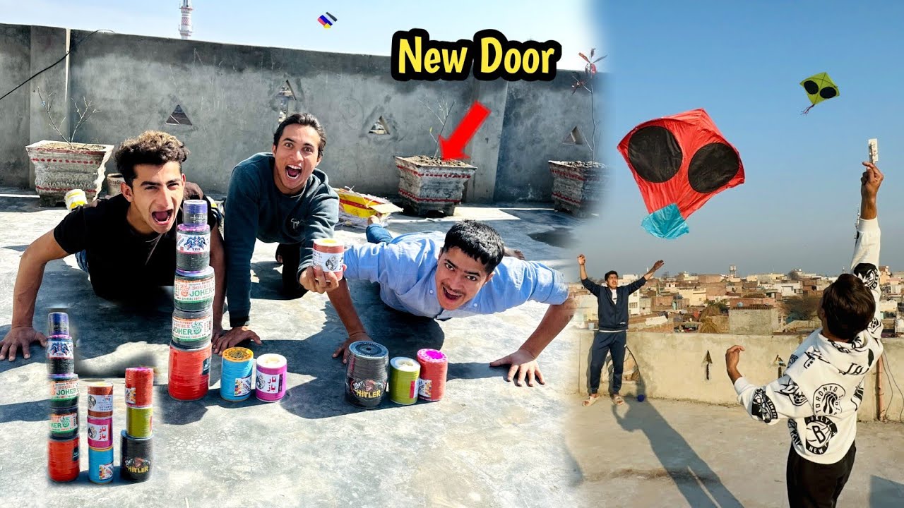Unboxing New Big Door Vs Kite Flying 🪁 | Giveaway