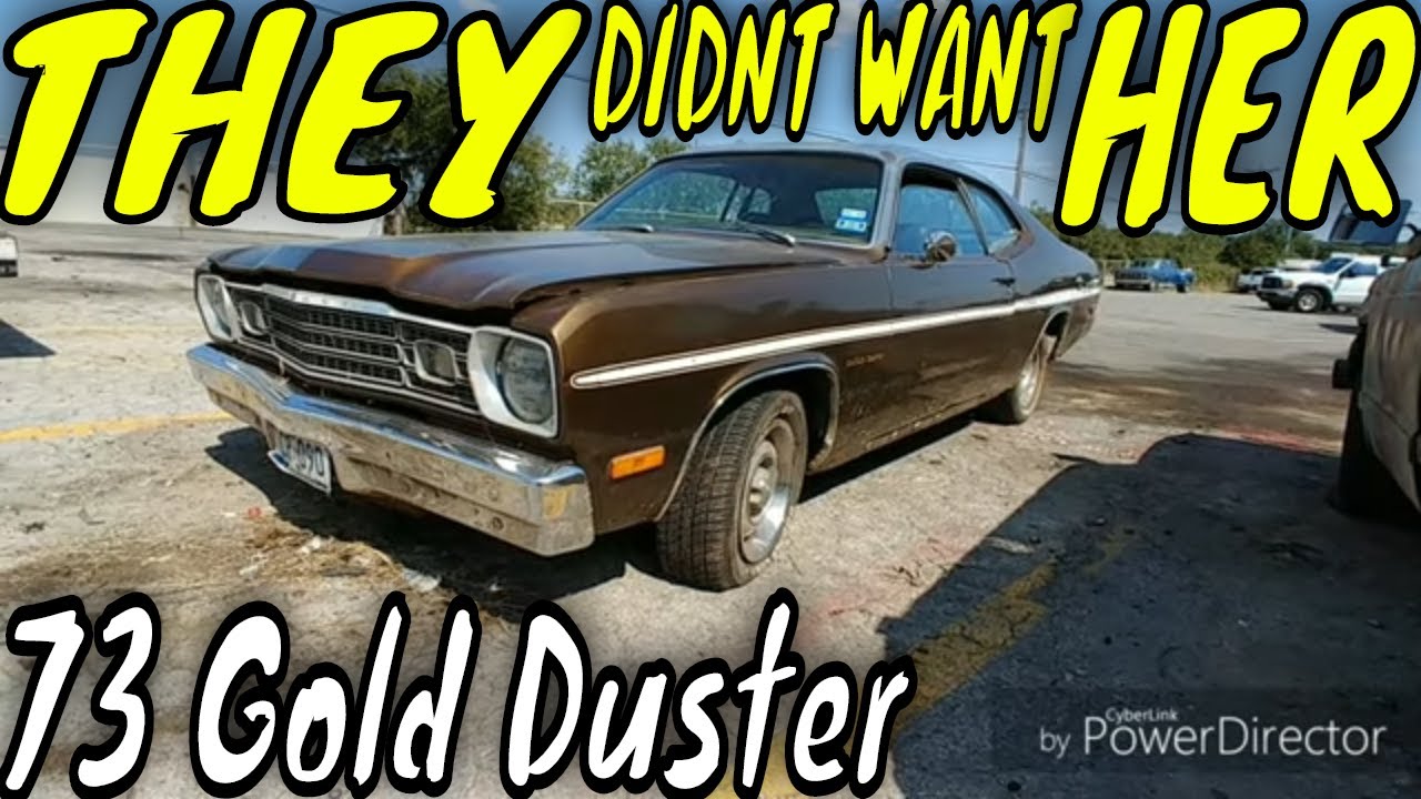 1973 Plymouth Gold Duster Junkyard Find