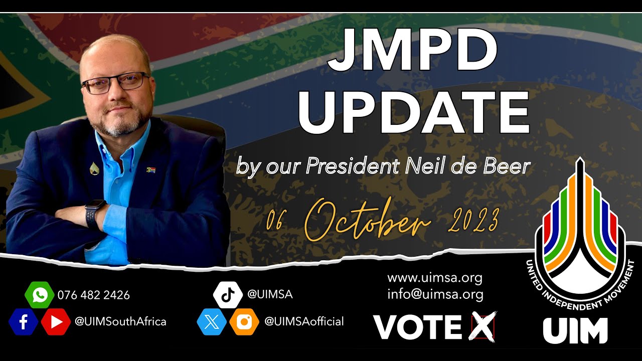 UIM - JMPD South Africa Update with President Neil de Beer