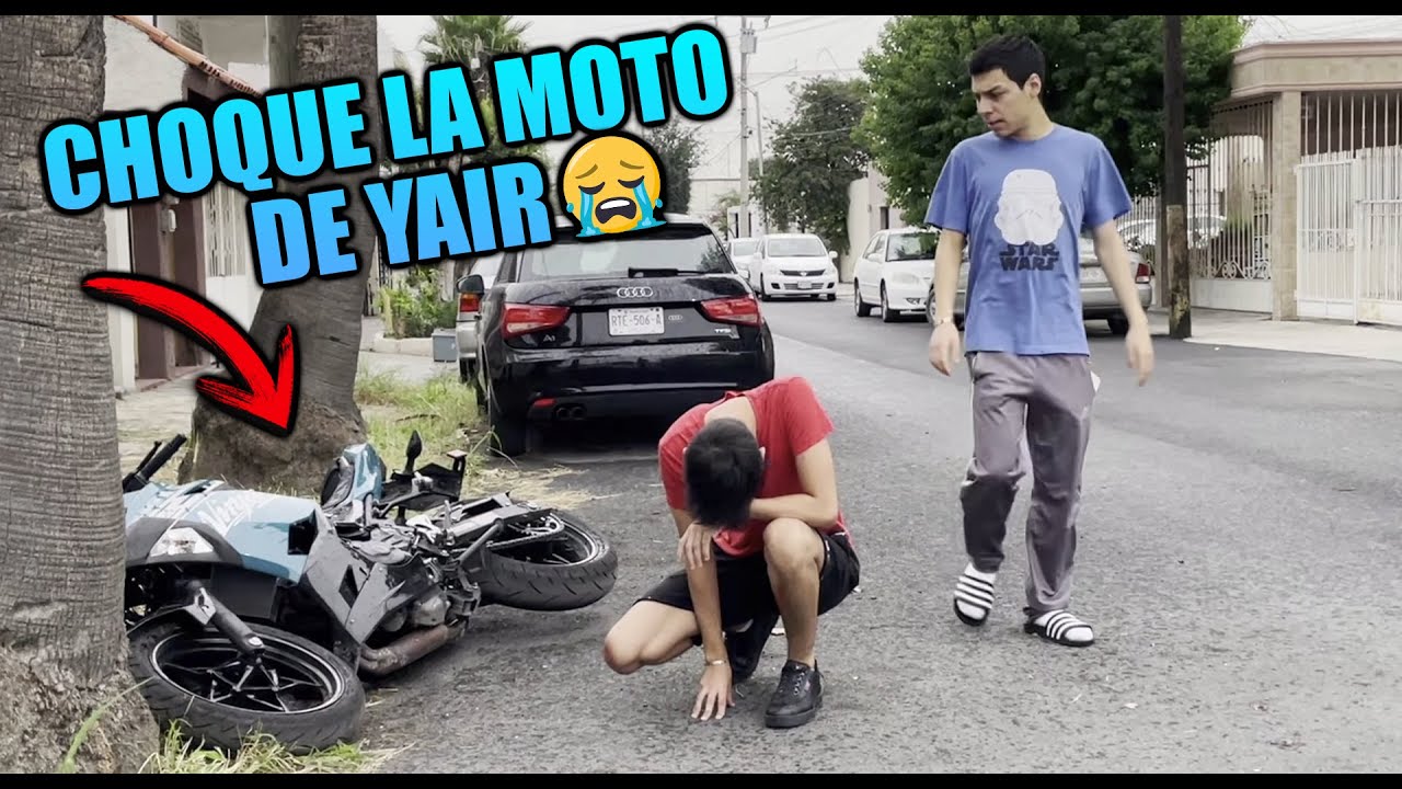 CHOQUE LA MOTO DE YAIR17...¡ESTOY BIEN!