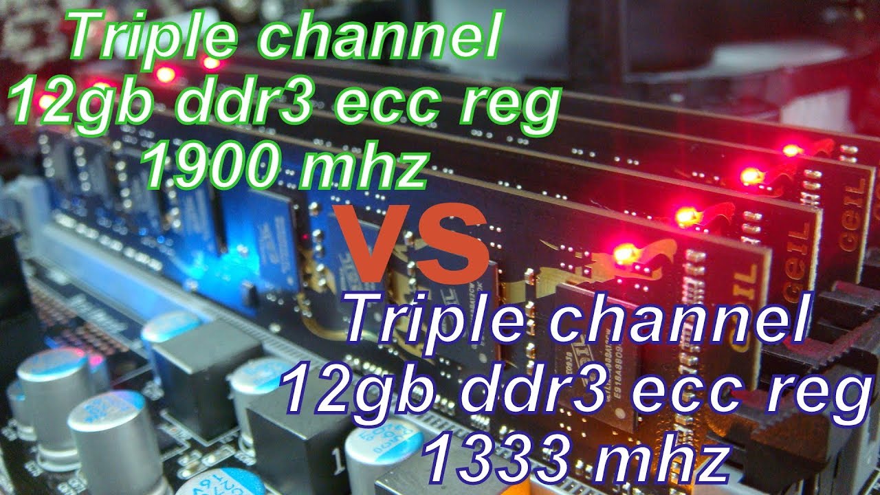 ddr3 ecc reg 1900mhz triple channel vs ddr3 ecc reg 1333mhz triple channel. Будет профит или нет?