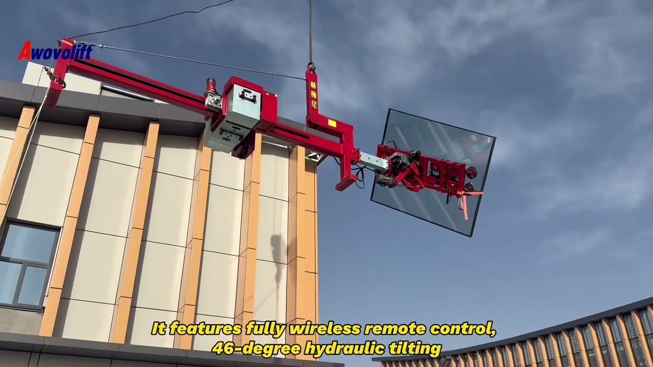 Counterbalancing Glass Vacuum Lifter 2.5tons—Focus on glass installation projects under eaves.