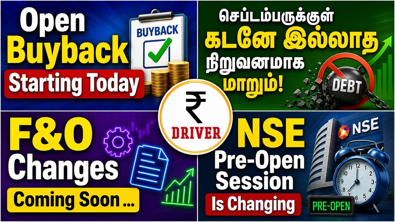 SEBI F&O-வில் BIG Change? | NSE Pre-Open Rules | HDFC | TATA | IEX | Tamil share news