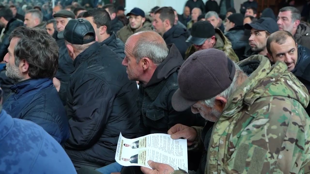 Встреча Бадры Гунба и Беслана Бигвава в с. Пшап