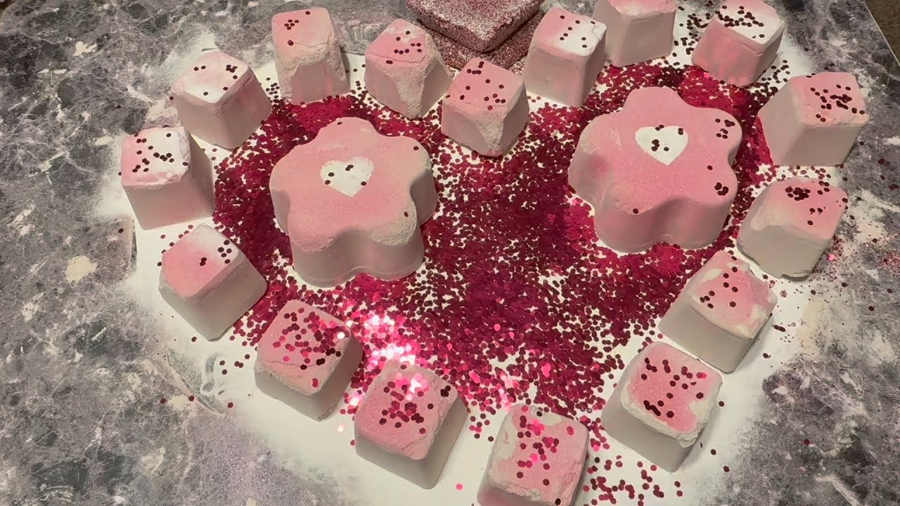 Glittery heart shaped crush