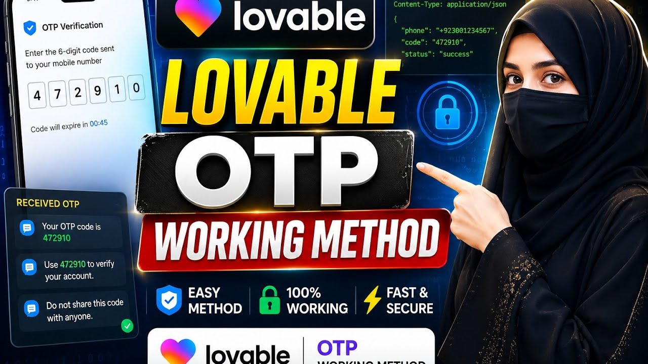 Loveable Website OTP Working Method 2026 | Latest Loveable OTP Method| Step-by-Step Guide#otpworking