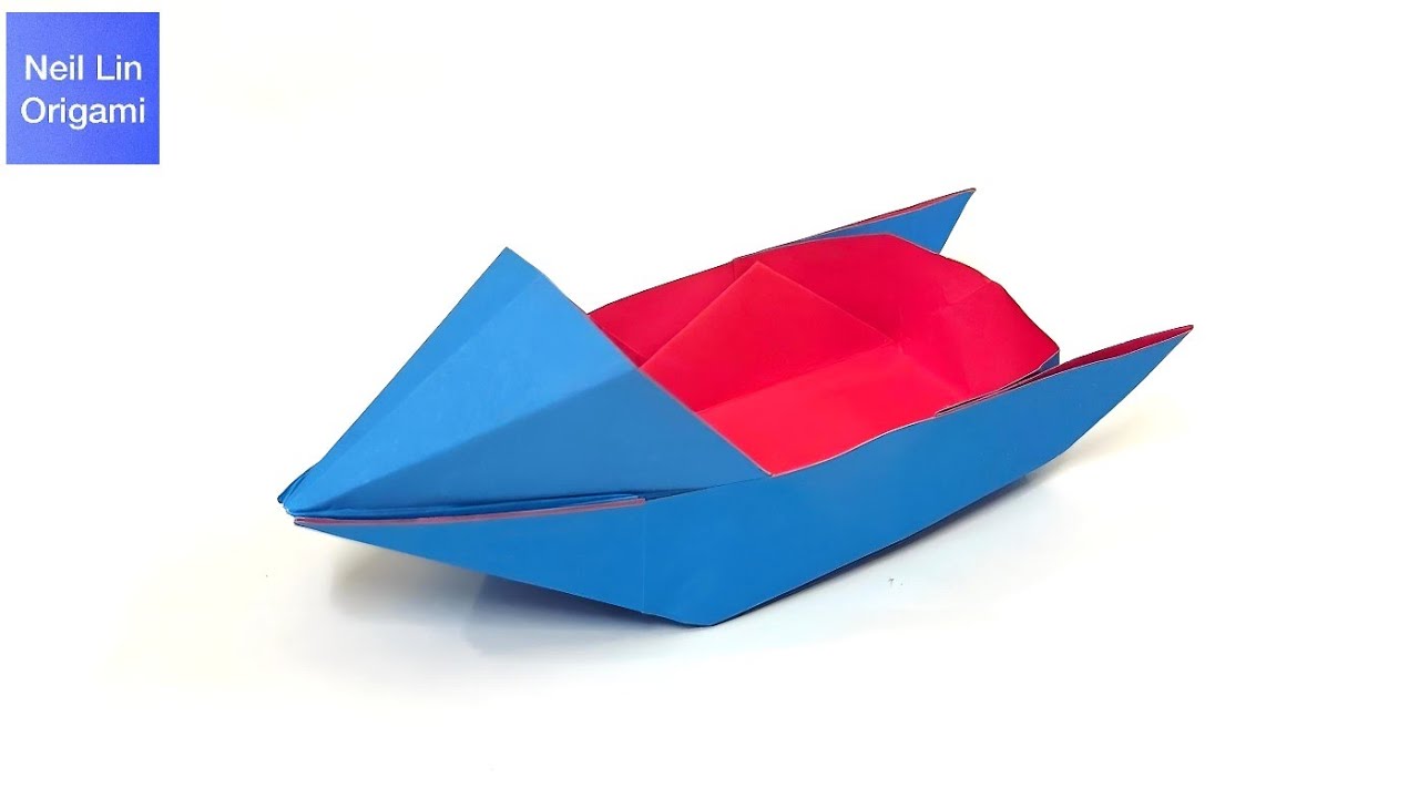 Easy Origami Boat Tutorial - Paper Boat that Floats on Water - How To Make a easy Paper Boat