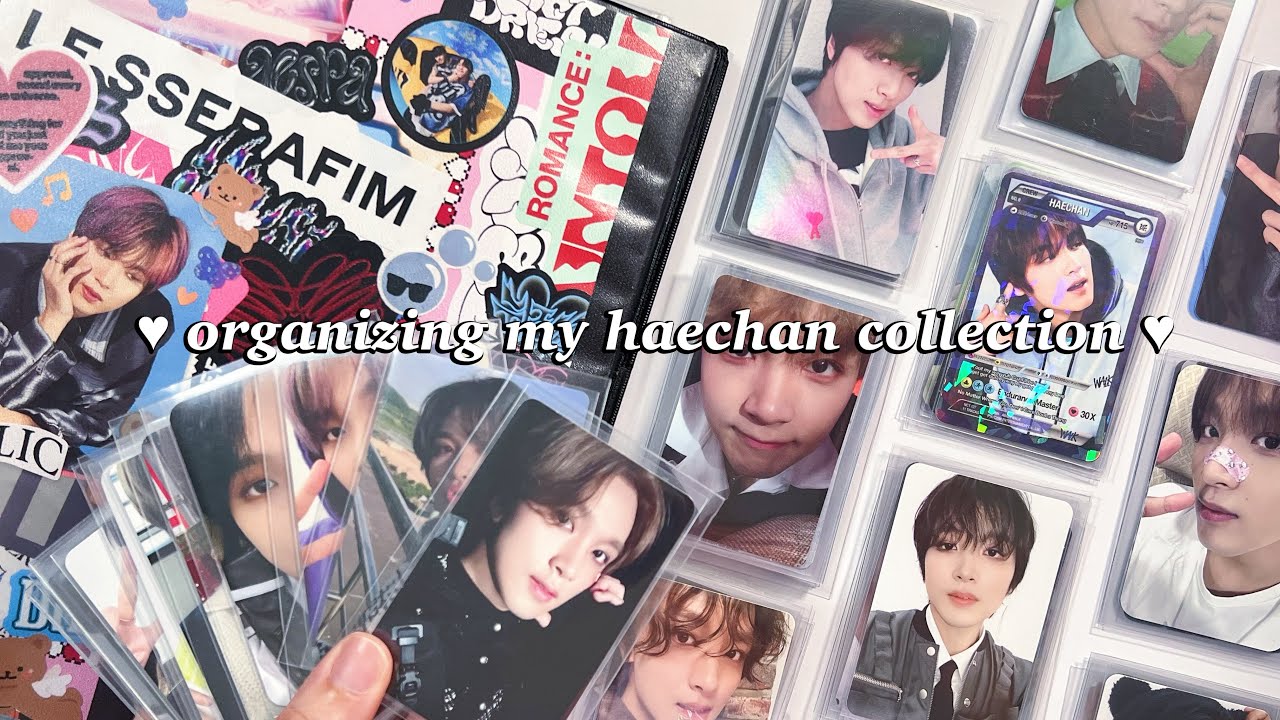storing my ENTIRE nct haechan collection ᰔᩚ (300+ photocards)