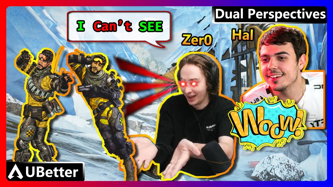 Zero Got BAMBOOZLED and SHOCKED! | ImperialHal vs Zero in Realm | Split Screen | #apex