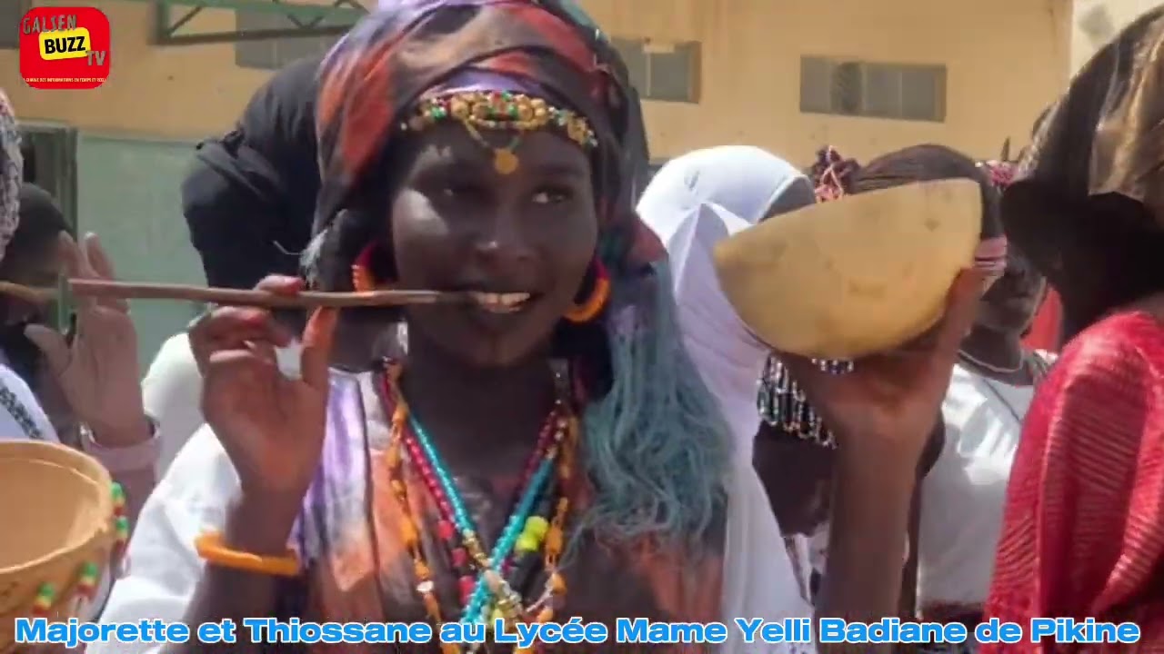 Fosco Lycée Mame Yelli Badiane de pikine Majorette et Thiossane #challenge #afrique #collage #info