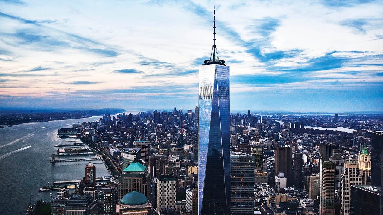360&deg; Video of the One World Observatory with Views of New York City