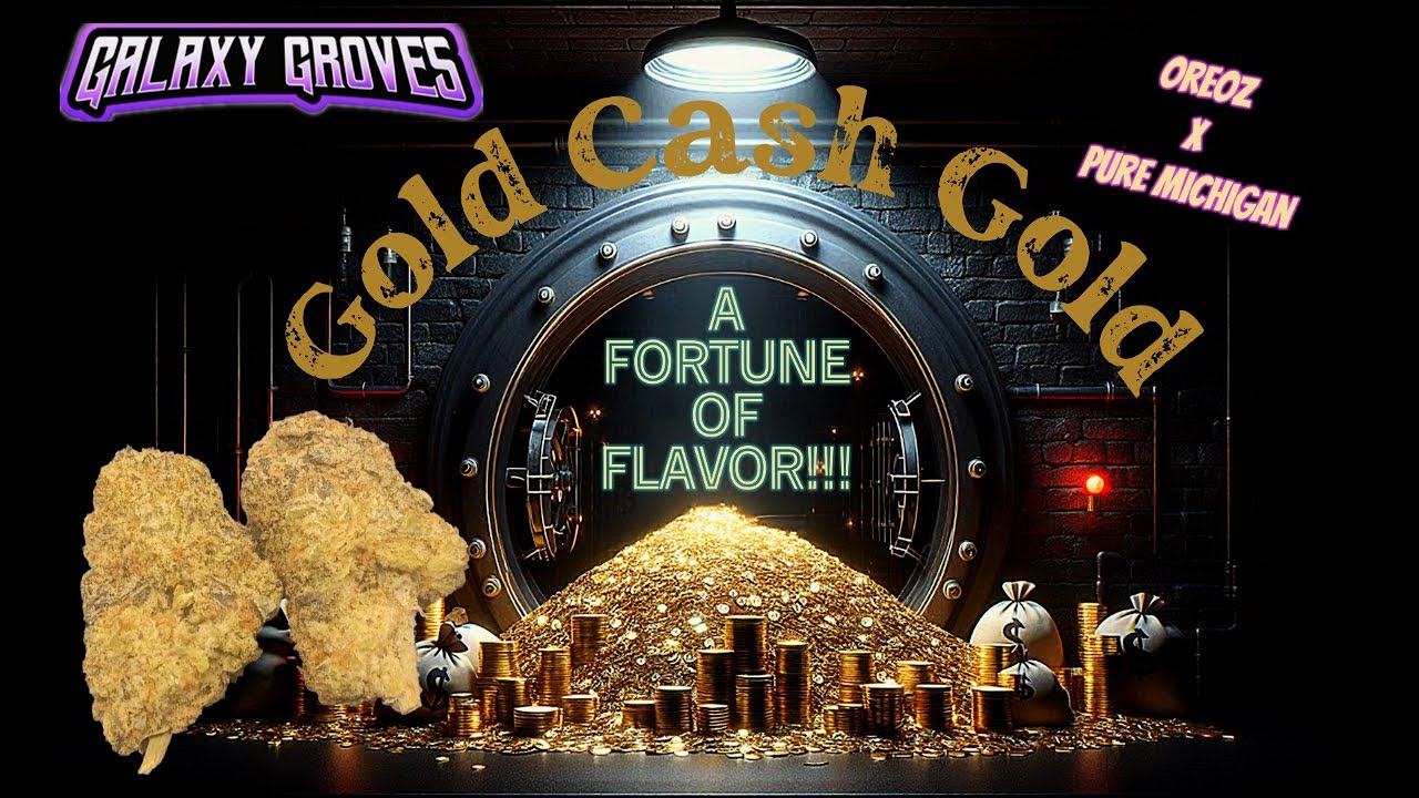 Trying Galaxy Groves Gold Cash Gold THCa Flower - Rich In Flavor?