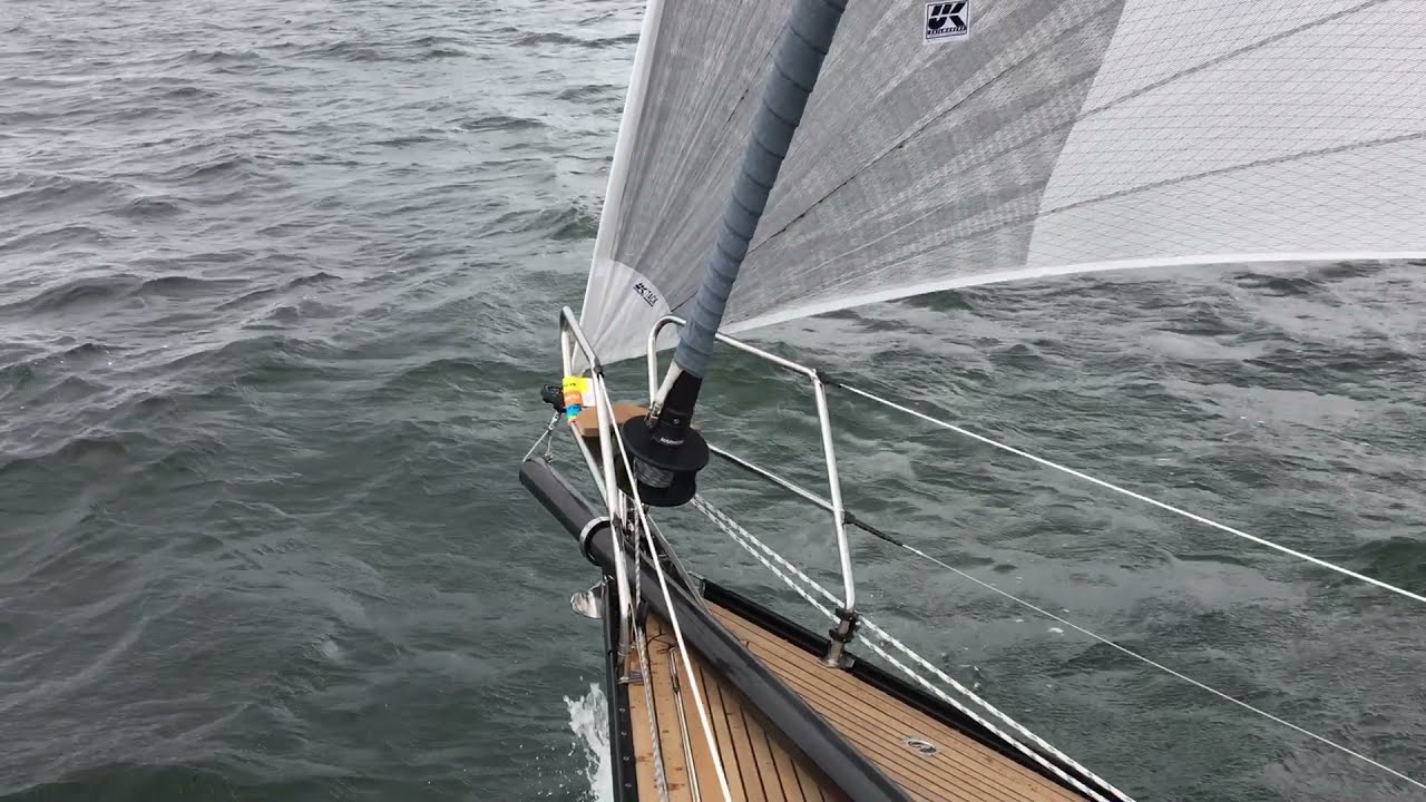 X-412 x-yachts code zero sailing carbon bowsprit X-412