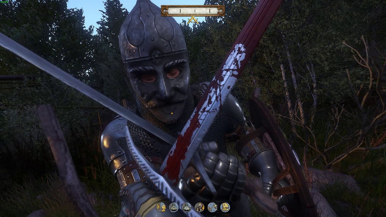 Kingdom Come Deliverance - Solo, mele attack on bandit camp in Prebislavitz