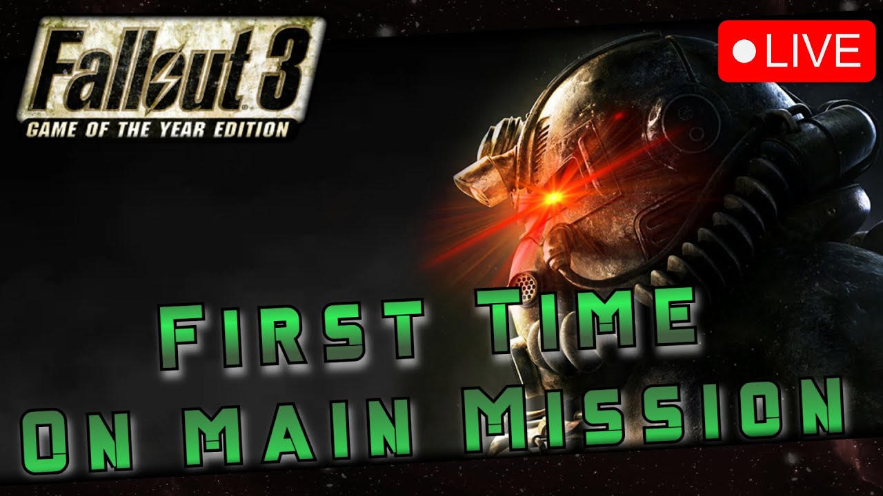 First Time in Fallout 3 !! Game of the Year Edition