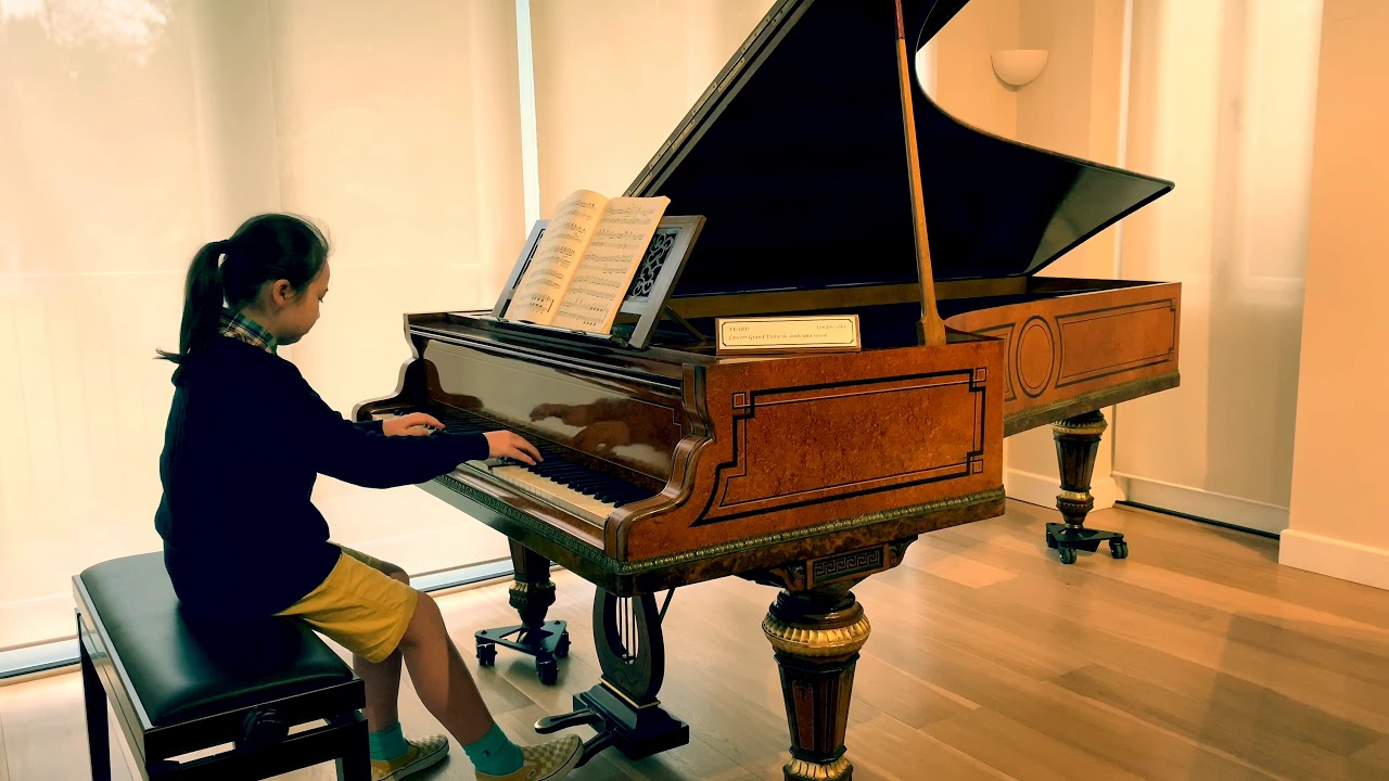 Swaying Daffodils on an Erard 1866 Grand Piano