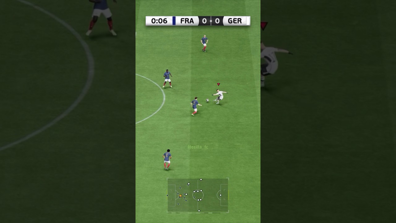 Wirtz 7 second goal vs France recreated in FC24! 😱 #eafc #eafc24 #fc24 #fut #football #shorts