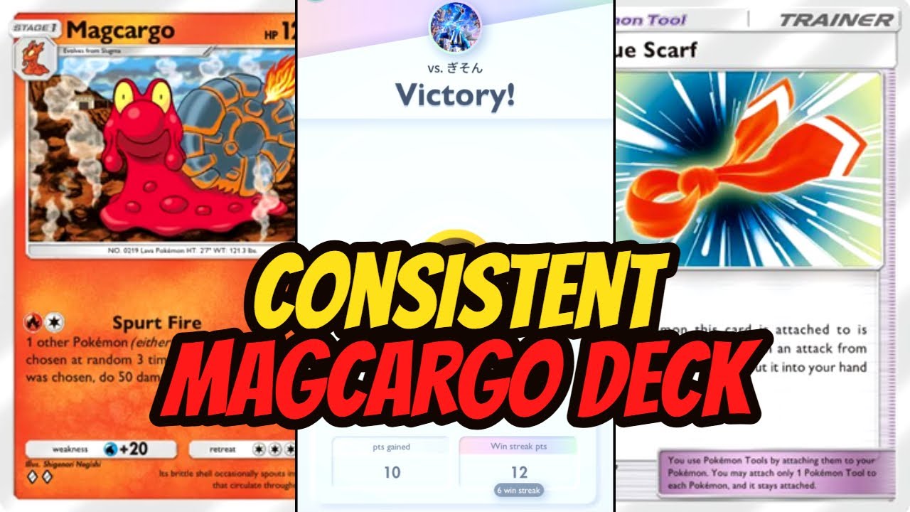 SUPER CONSISTENT! Rescue Scarf Is The Last Piece To Perfect Magcargo Meta Deck In Pokemon TCG Pocket