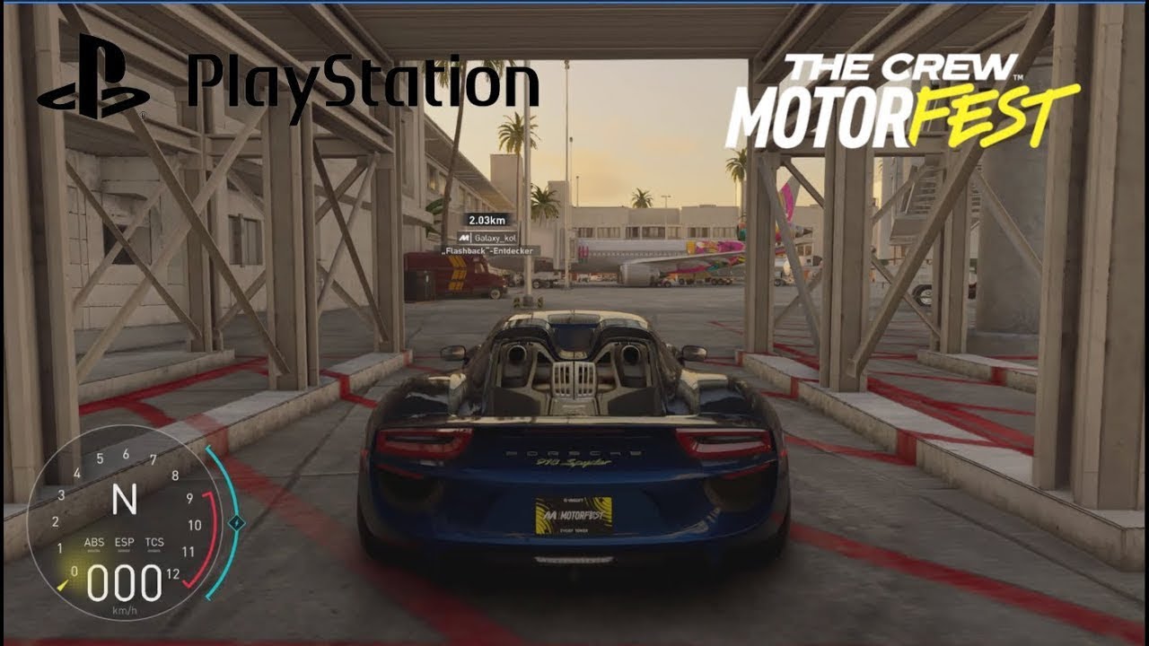 THE CREW MOTORFEST-Porsche 918 Spyder crazy ride,full speed 