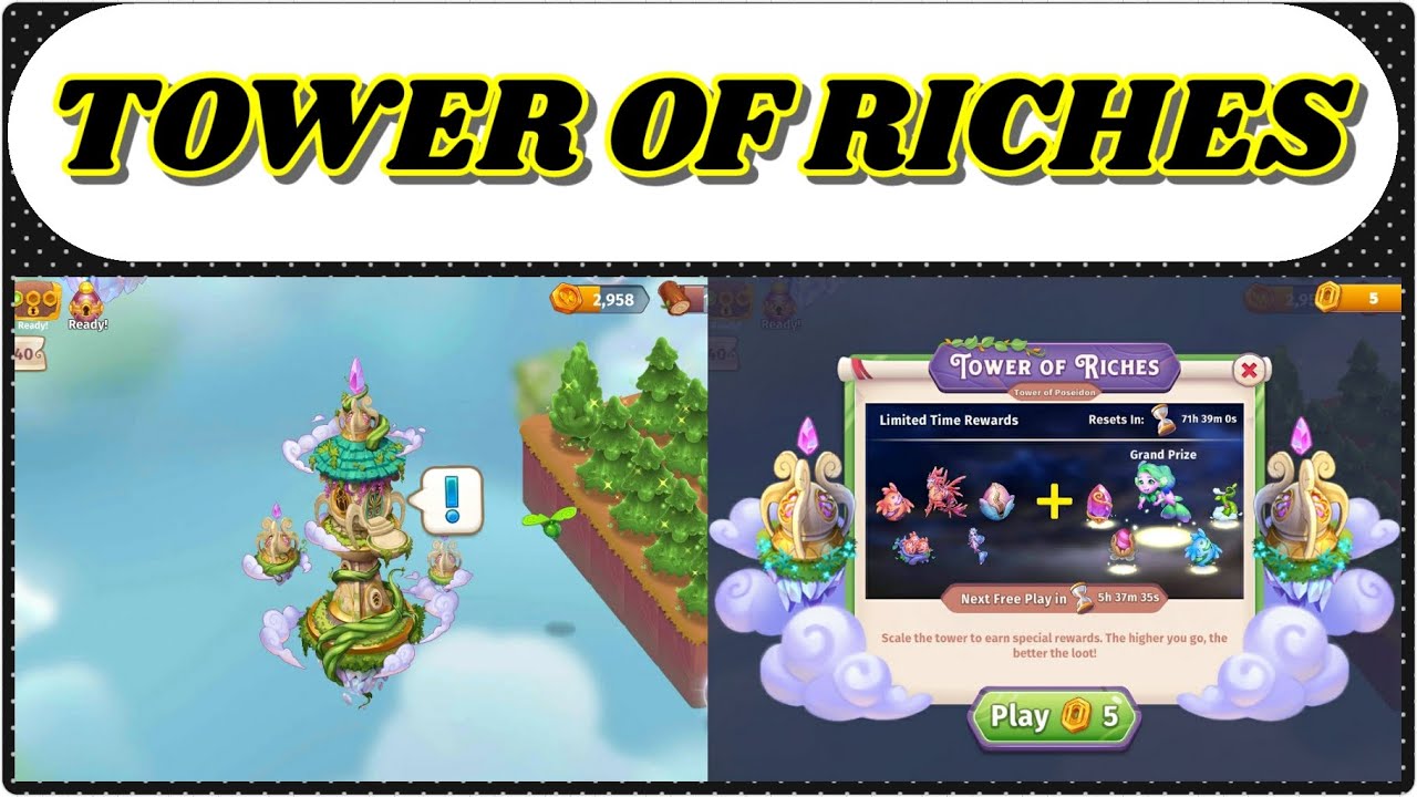 Tower of Riches Merge Magic | Tower of Riches#towerofriches