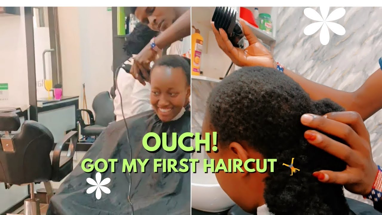 MY DAUGHTER GOT HER FIRST HAIRCUT AND SHE WAS HAPPY ABOUT IT 🤣. EMOTIONAL MOM🤔😭 #emotional #haircut