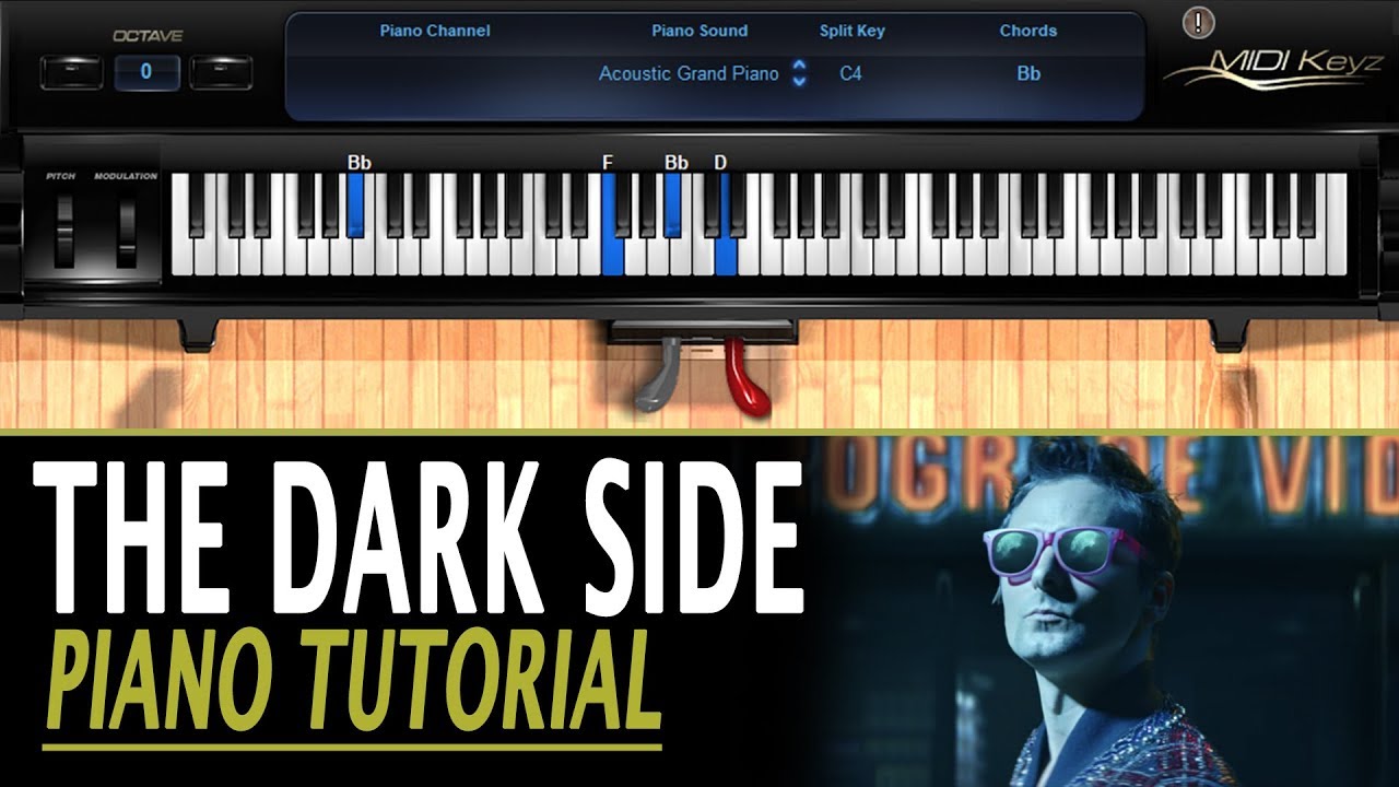The Dark Side PIANO TUTORIAL [Alternate Reality Version] - Muse (How To Play)