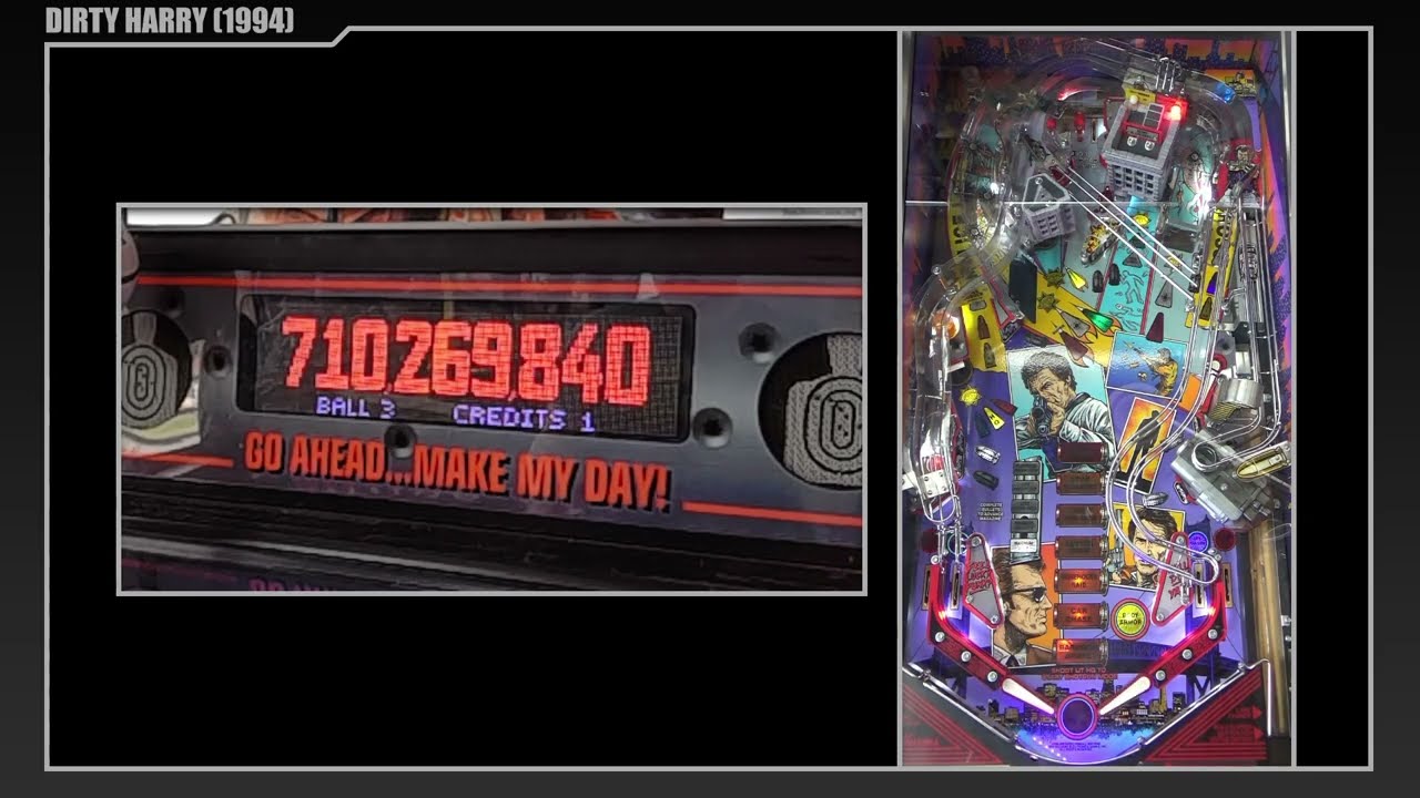 Dirty Harry - Location Pinball Machine Gameplay