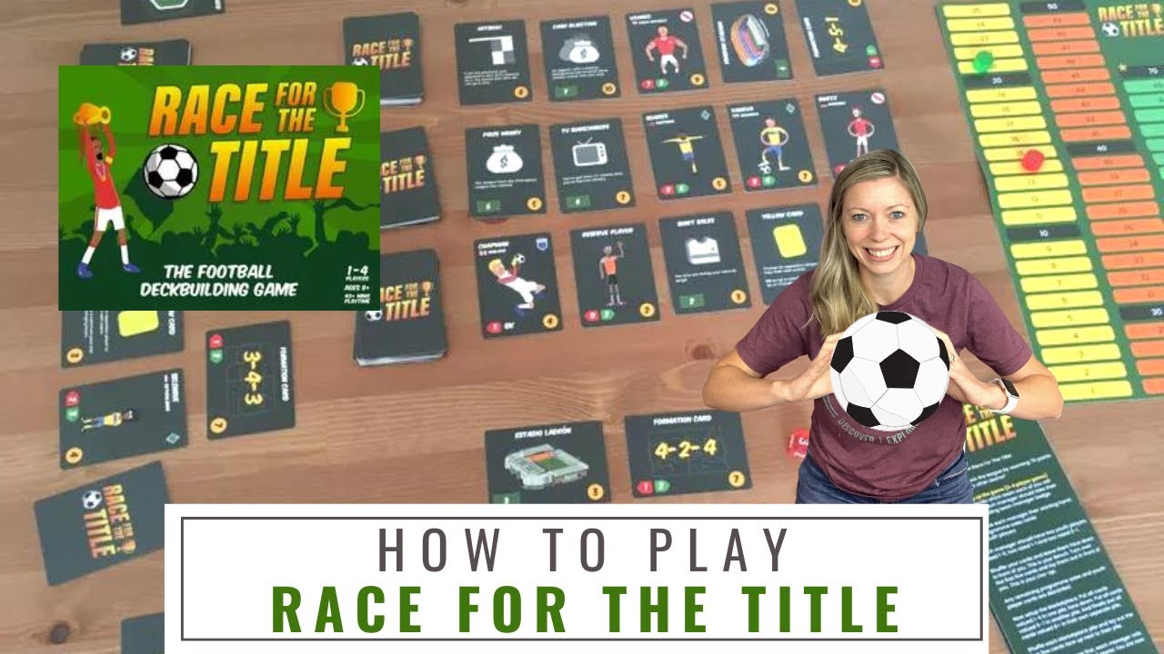 Race for the Title | How to Play | Playthrough | Family Board Game | Solo Board Game