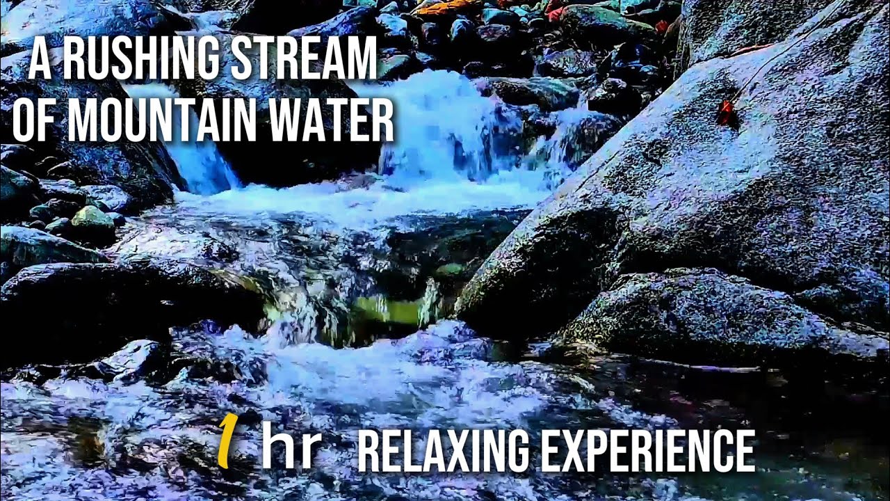 Waterfall Ambience 😌 | Deep Sleep & Meditation | 1 Hour Water Sound No Music | HD 1080p