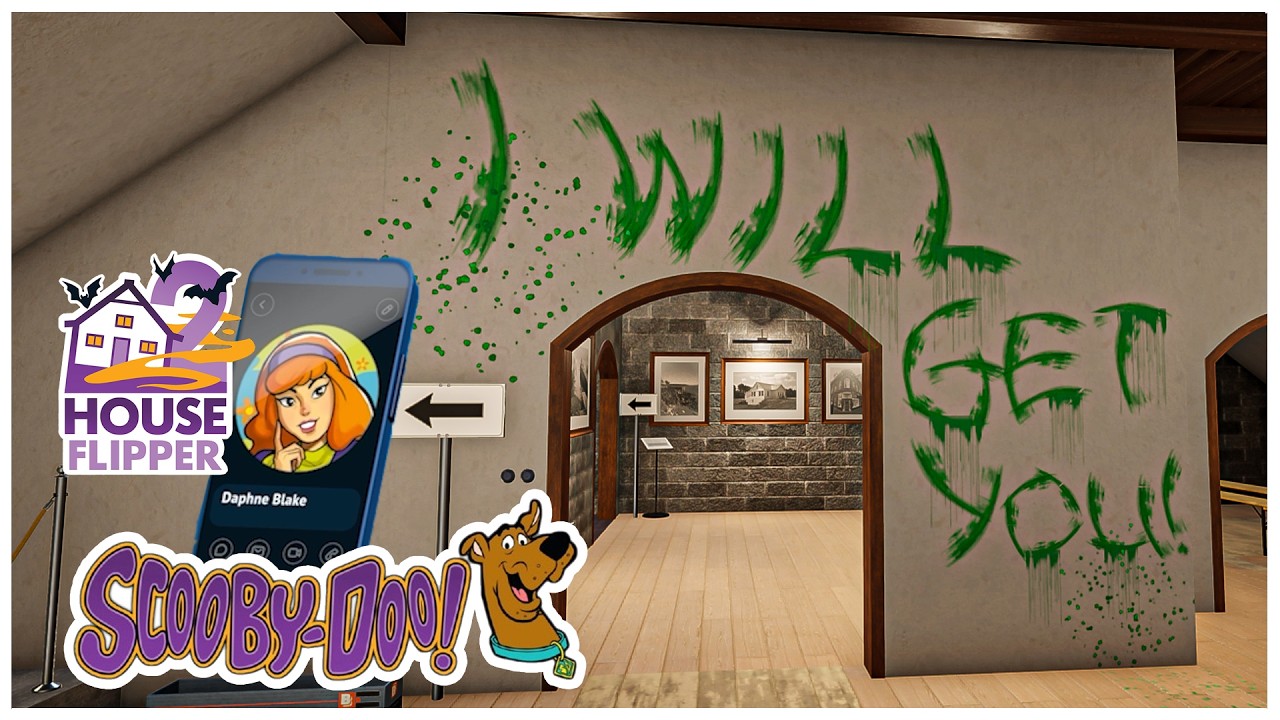 House Flipper 2 - New Scooby Doo DLC - Trouble at the Fisheries Museum Story Job for Daphne