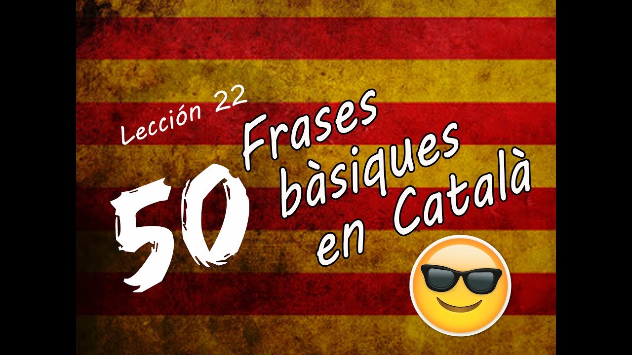 50 Frases BÁSICAS en CATALÁN 😝 #catalanfacil