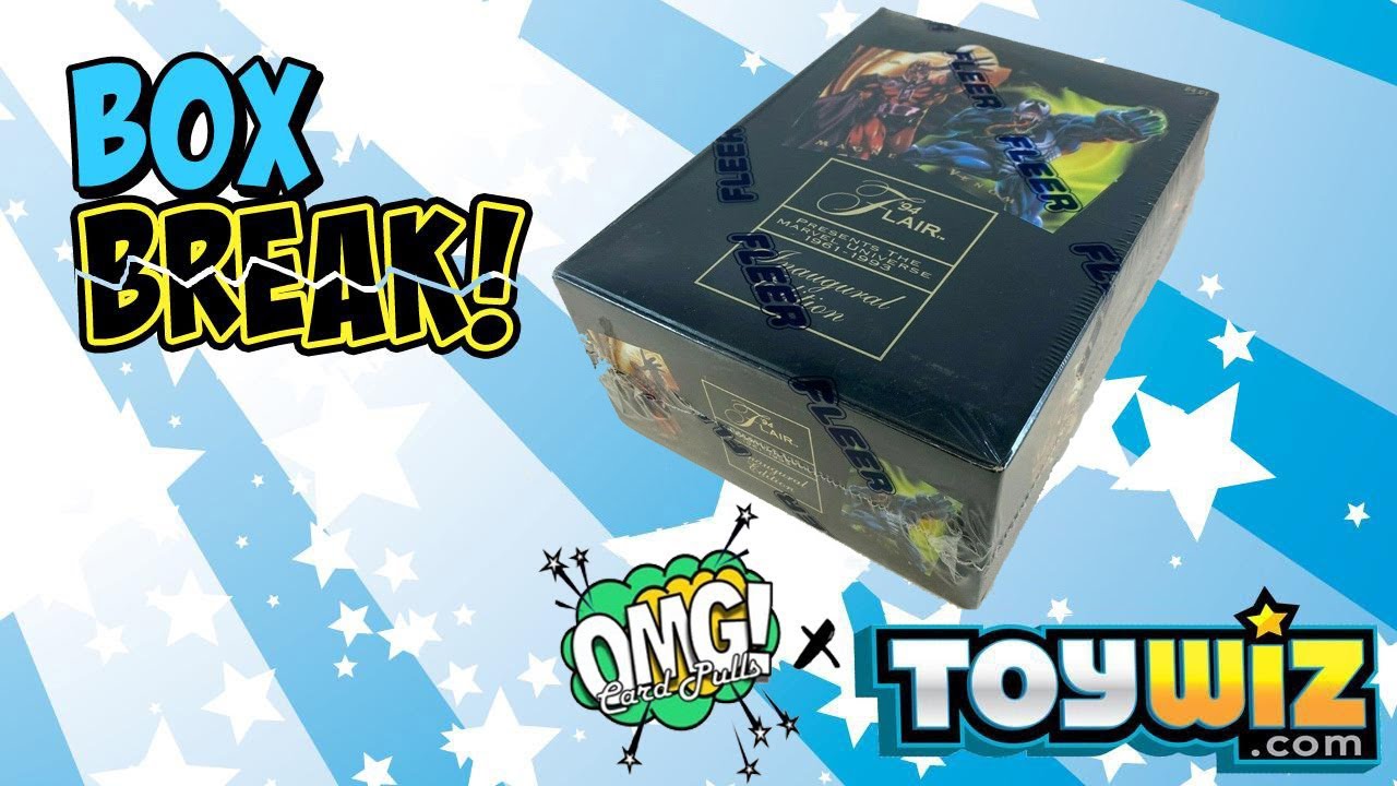 ToyWiz X OMGCardPulls! 1994 Fleer Marvel Flair Box Break