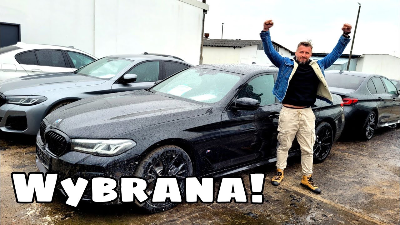 Tę biorę - tak wygląda w foliach przed wydaniem / BMW 5 G30 Mpakiet shadowline