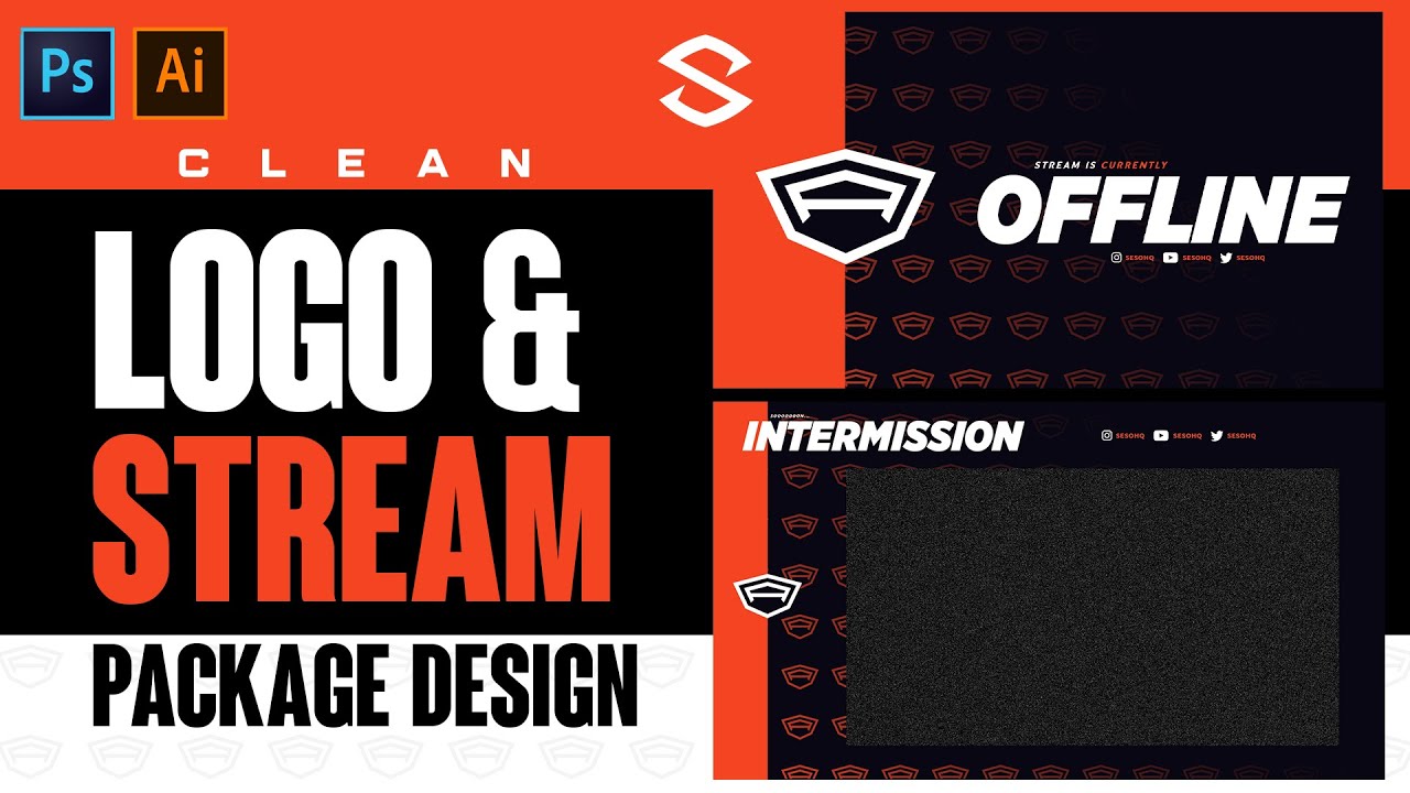 Creating a Quick Clean Logo & Stream Package Design