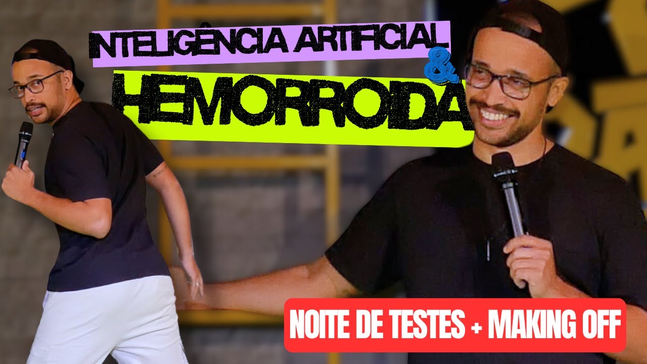 INTELIGÊNCIA ARTIFICIAL & PROBLEMAS NO C* [NOITE DE TESTES DE PIADAS + MAKING OFF] | NATANAEL ALVES