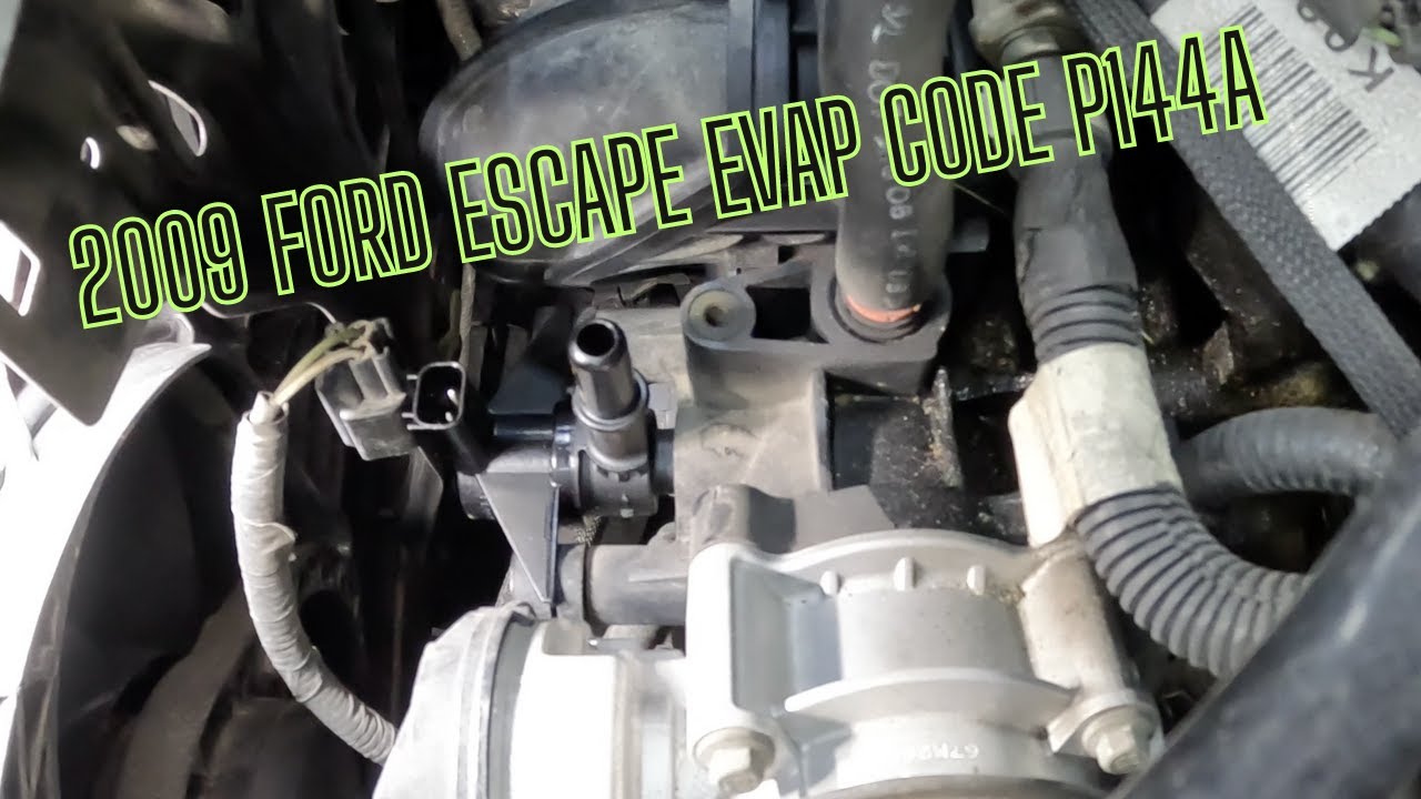 2009 Ford Escape EVAP код P144A