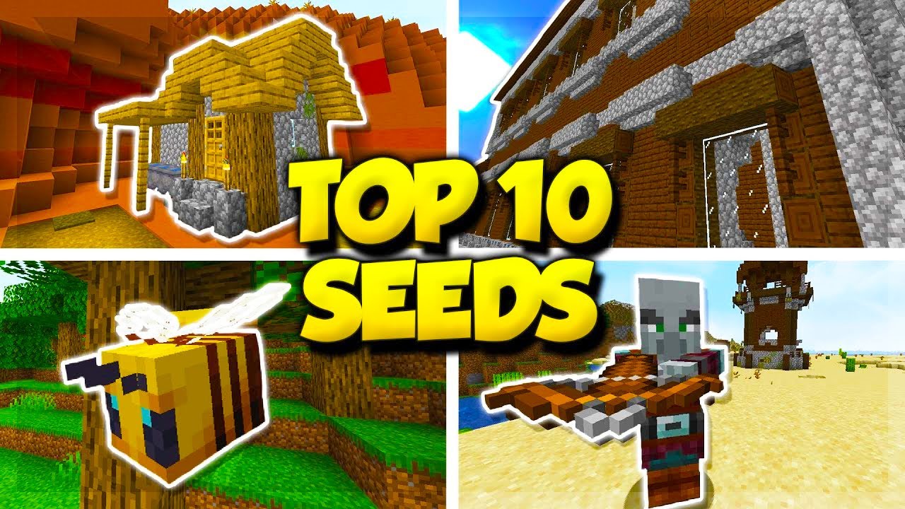 TOP 10 SEEDS for MINECRAFT 1.15.2! (Minecraft Java Edition Seeds)