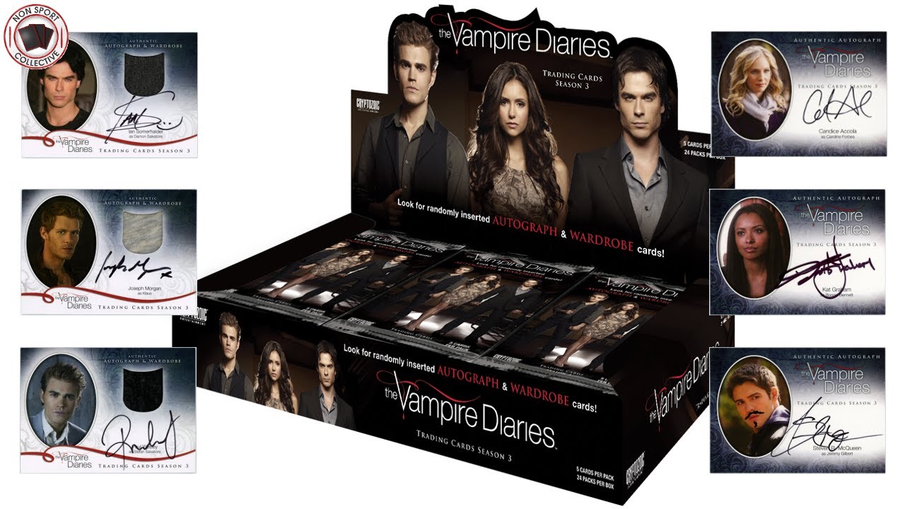 The Vampire Diaries Season 3 Trading Cards Box Break, Cryptozoic