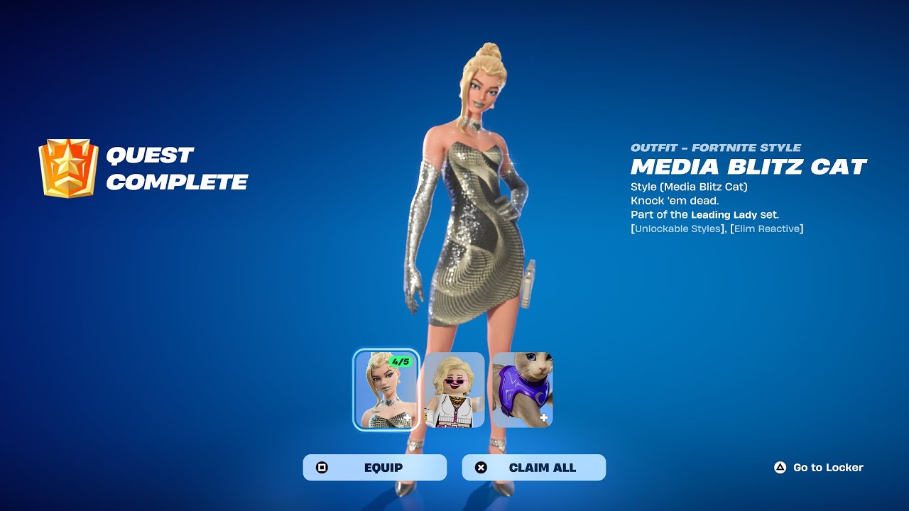 HOW TO GET MEDIA BLITZ CAT HOLLOWAY SKIN IN FORTNITE!