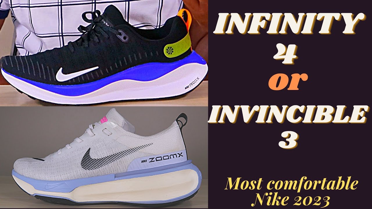 Nike's comfiest runner 2023- Infinity 4 or Invincible 3?   #infinity4vsinvincible3 #nikerunning
