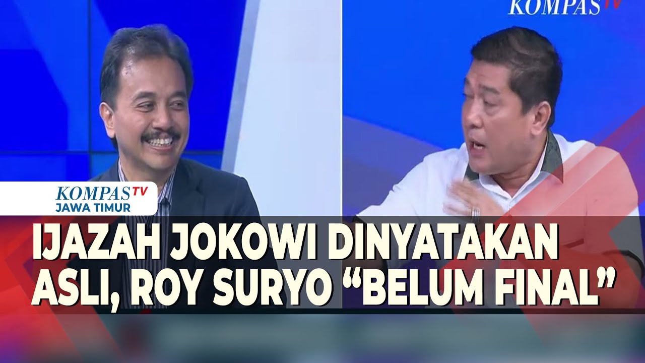 Debat Panas Roy Suryo Vs Silfester Respons Pembuktian Ijazah Asli Jokowi