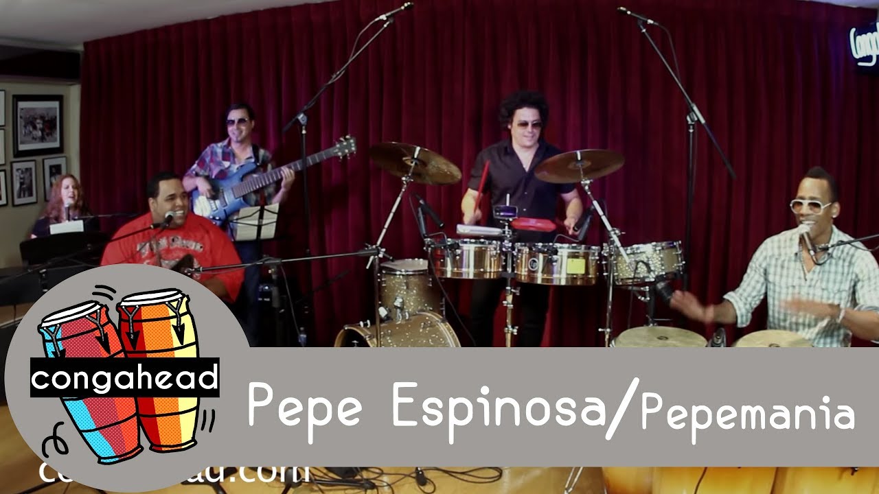 Pepe Espinosa performs Pepemania for congahead.com