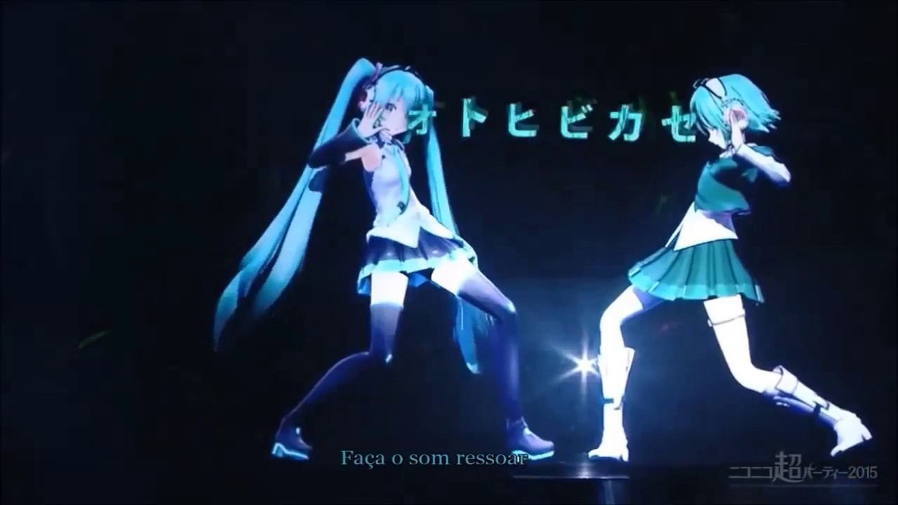 【Vocaloid】 Miku / Gumi - Hibikase x ECHO (Legendado PT BR)