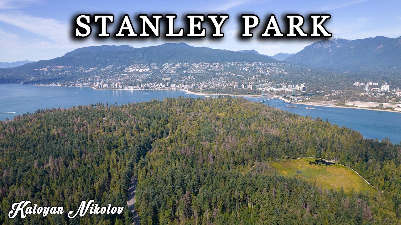 Kaloyan Nikolov Flies the Drone in Stanley Park, Vancouver, Canada
