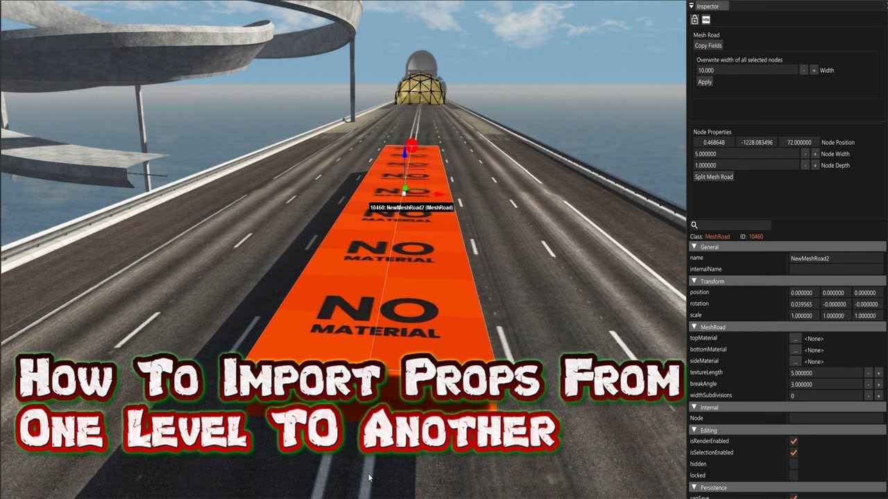 BeamNG - Как импортировать объекты с одного уровня на другой... Grid Map to SSRB