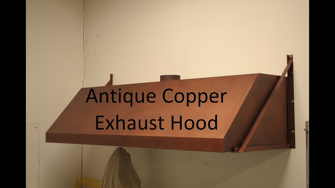 Antique Copper Exhaust Hood