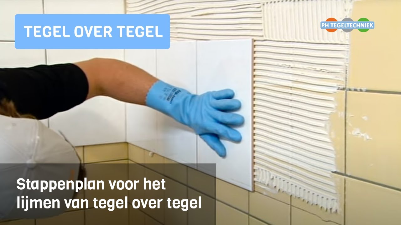 Tegel over tegel lijmen met het juiste materiaal