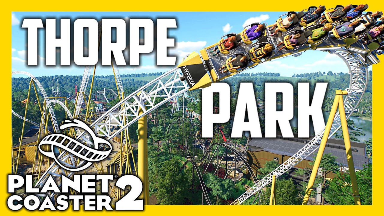 HYPERIA geht ab! Thorpe Park Recreation | PARKTOUR - Planet Coaster 2